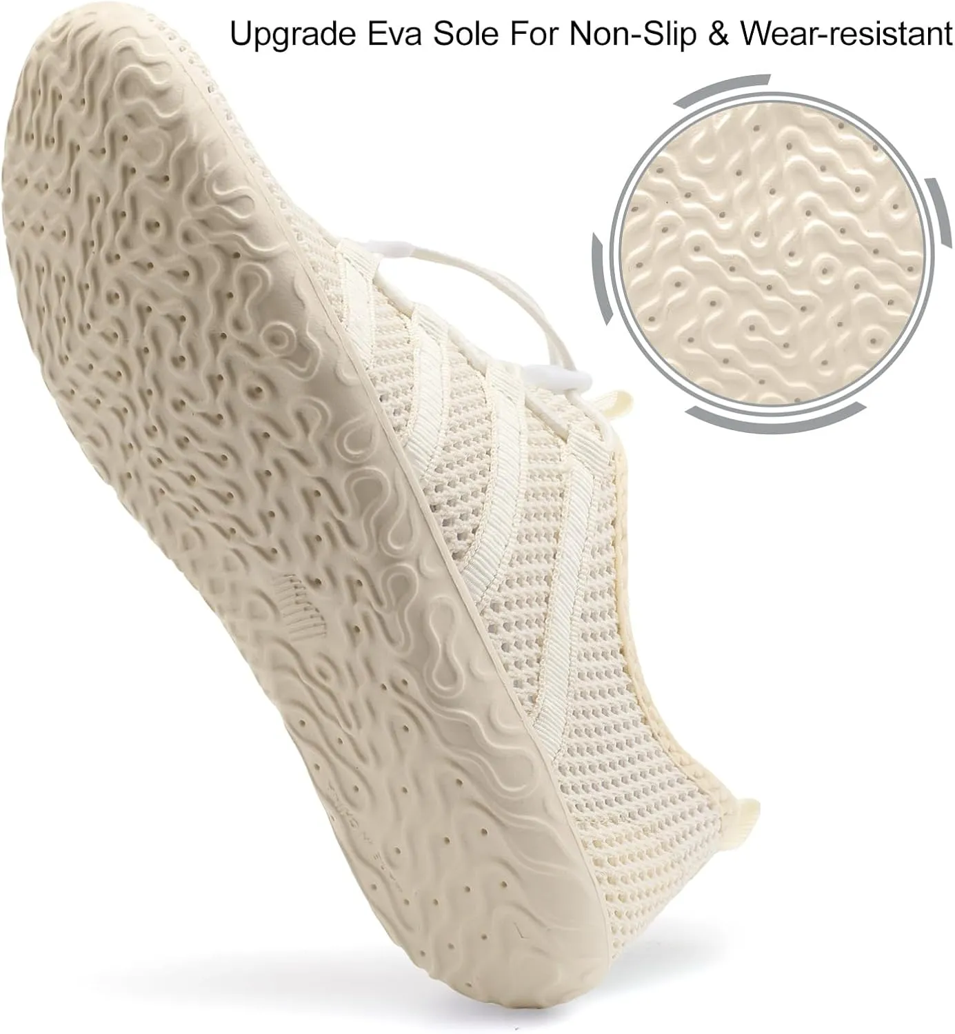 JIASUQI Athletic Hiking Beach Water Shoes Barefoot Aqua Swim Sports Walking Shoes for Women Men