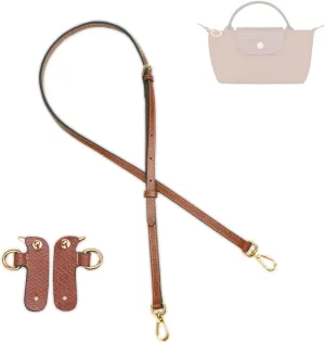 Jiesinlov Leather Bag Shoulder Strap Replacement Crossbody Adjustable Conversion Kit Fit for Mini Pouch