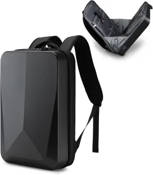 JUMO CYLY Anti-Theft HardShell Laptop Backpack, Waterproof Travel Backpack Business with USB Slim Gaming Computer Bag with Lock For 17 Inch