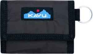 KAVU Revenue Wallet TriFold Water Resistant Wallet-Blackout