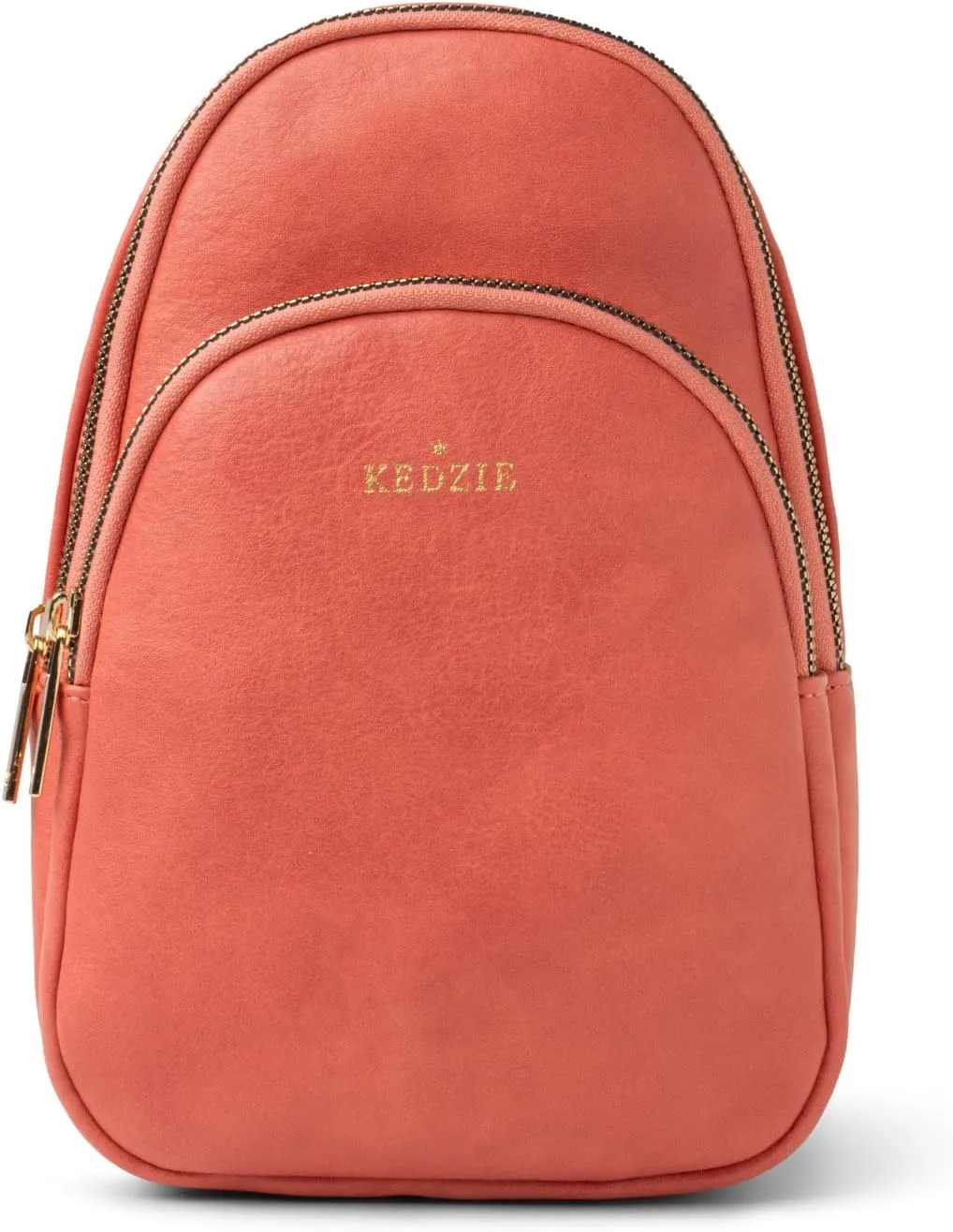 KEDZIE Sunset Sling Bag in Soft Vegan Leather Crossbody Bag Cell Phone Purse Fanny Bag Packs for Women