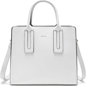 Keyli Medium Tote Bag for Women Designer Satchel Zipper Shoulder Handbags Top-handle Purses with Strap
