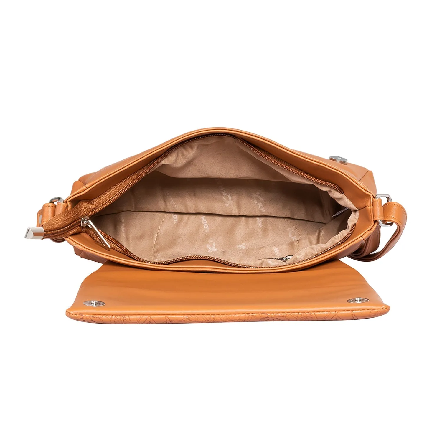 Khadim Sling Bag Purse with Adjustable Long Strap for Women