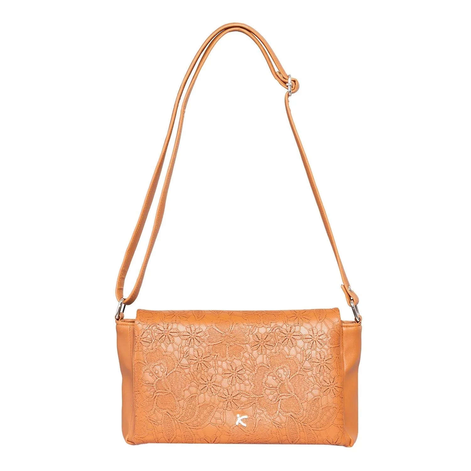 Khadim Sling Bag Purse with Adjustable Long Strap for Women