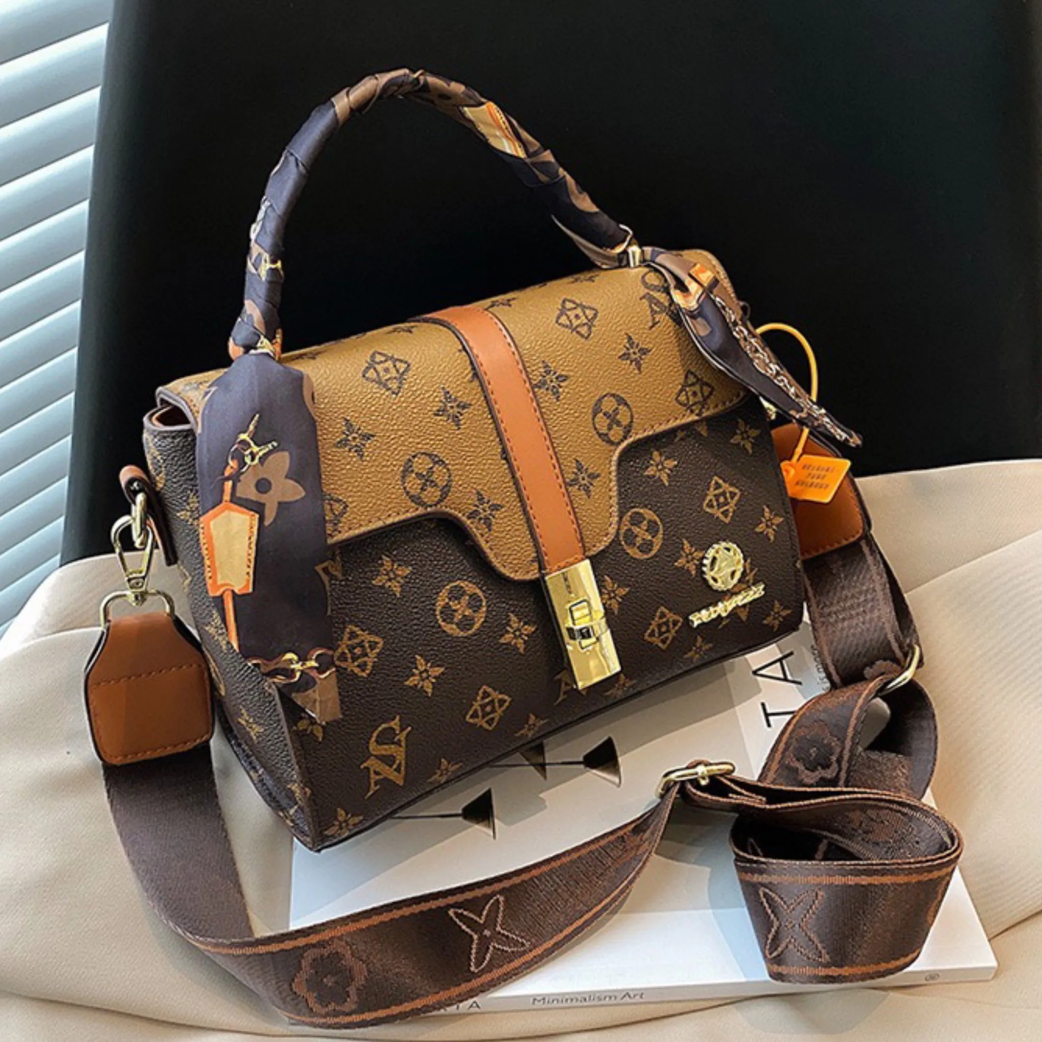 Khaki Ova Sling Bag