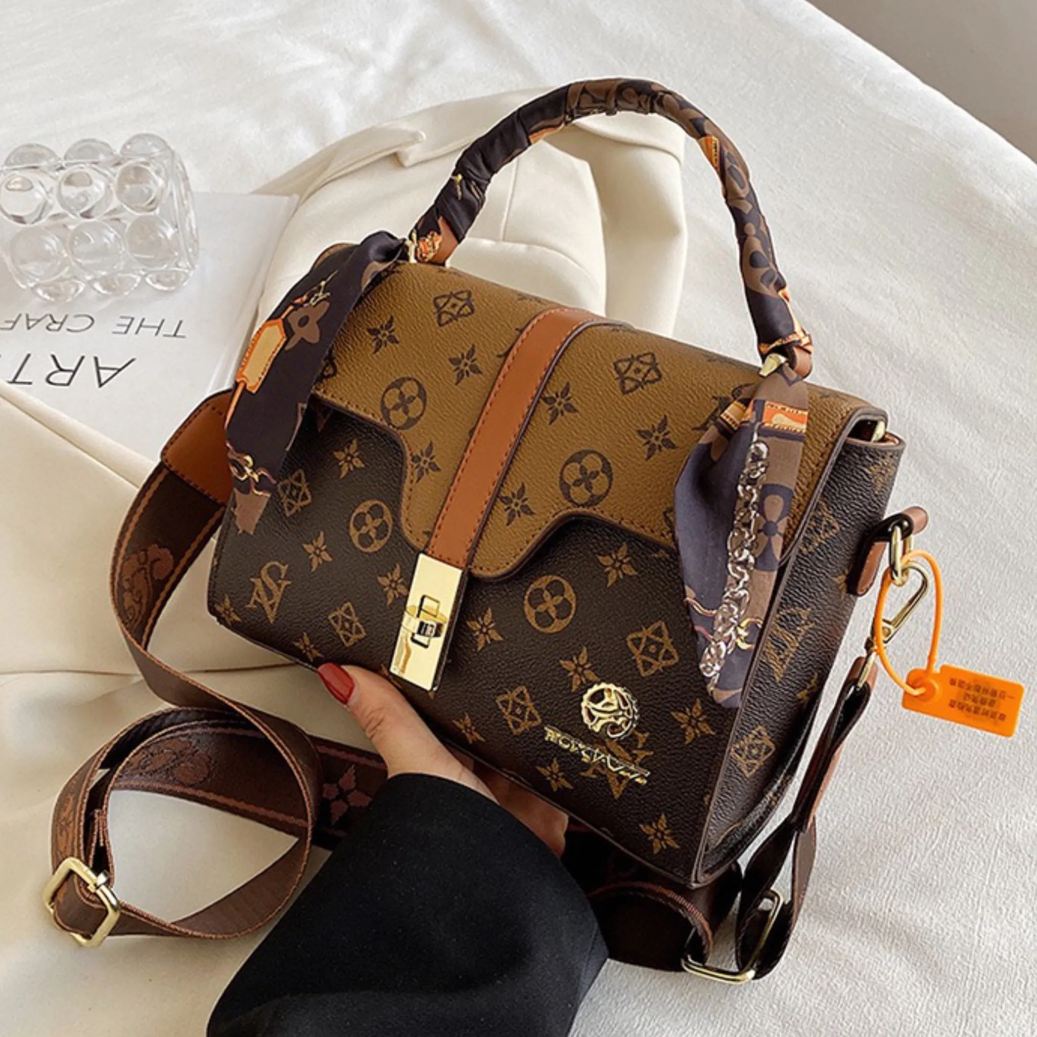 Khaki Ova Sling Bag