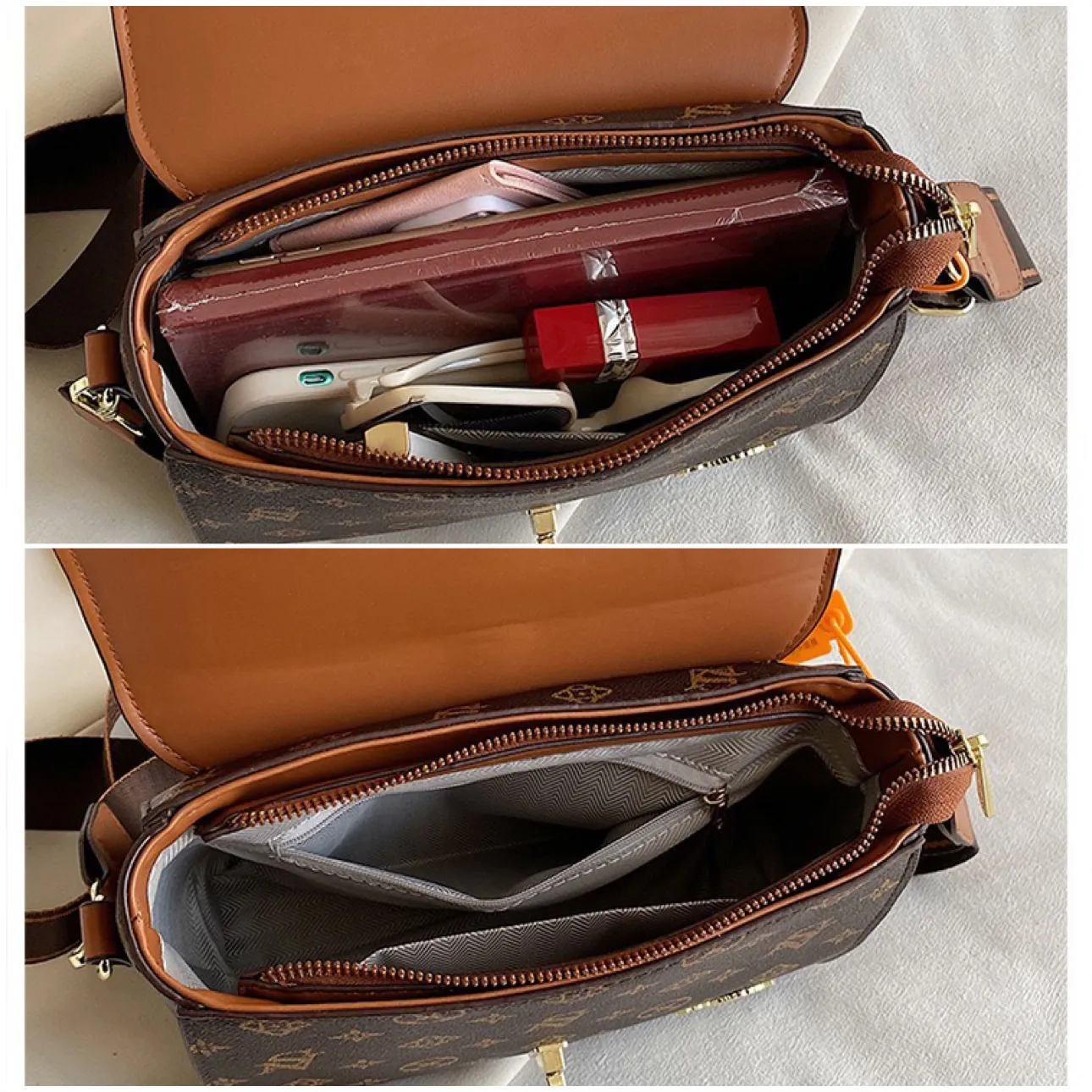 Khaki Ova Sling Bag