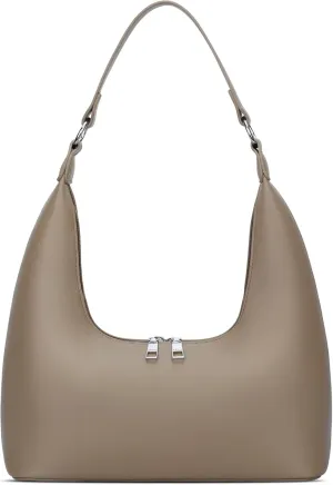 KKXIU Shoulder Bags for Women, Underarm Hobo Handbag Clutch Crossbody Purse with Removable Strap and Zipper Closure