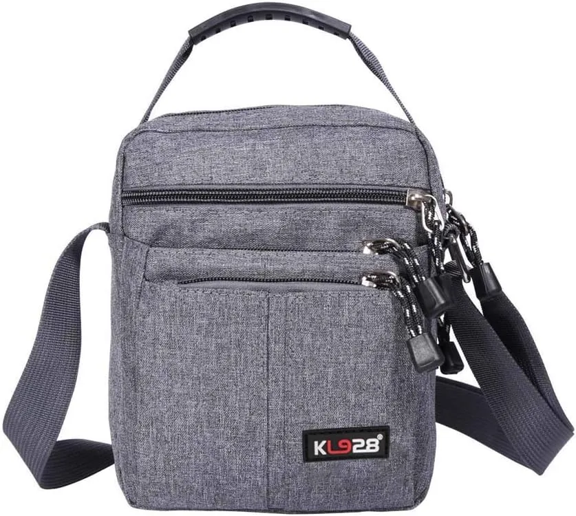 KL928 Men's Messenger Bag - Crossbody Shoulder Bags Travel Bag Man Purse Casual Sling Pack for Work Business