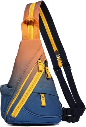 KL928 Sling Bag - Small Crossbody Backpack Shoulder Casual Daypack Rucksack for Men Women