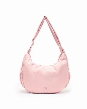L COSY LUXE CRESCENT BAG IN BLUSH