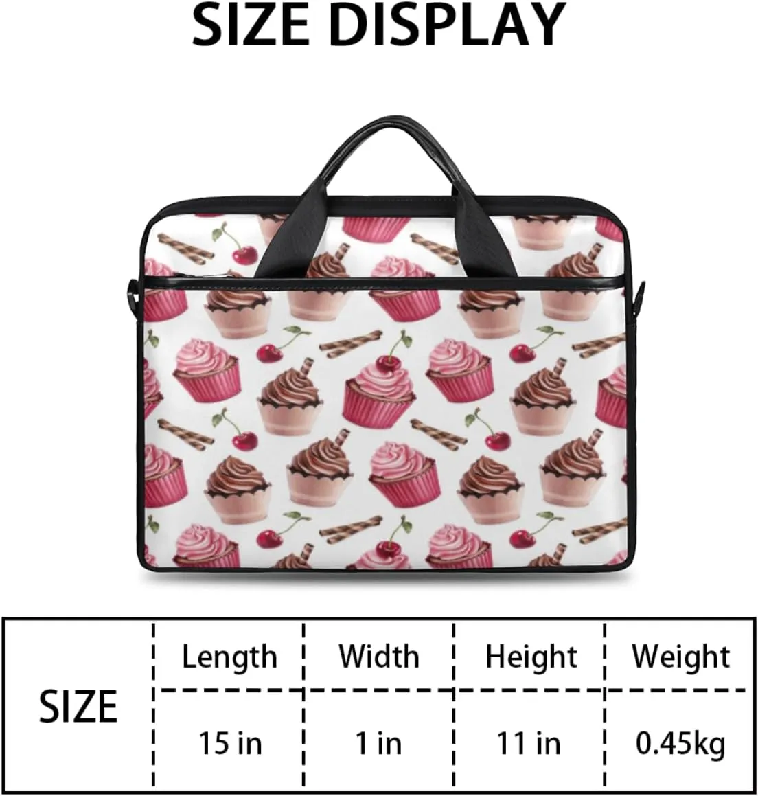 Laptop Bag 13-15 Inch Laptop Sleeve Case for Men Women Briefcase Messenger Bag Computer Shoulder Bag for Travel Work
