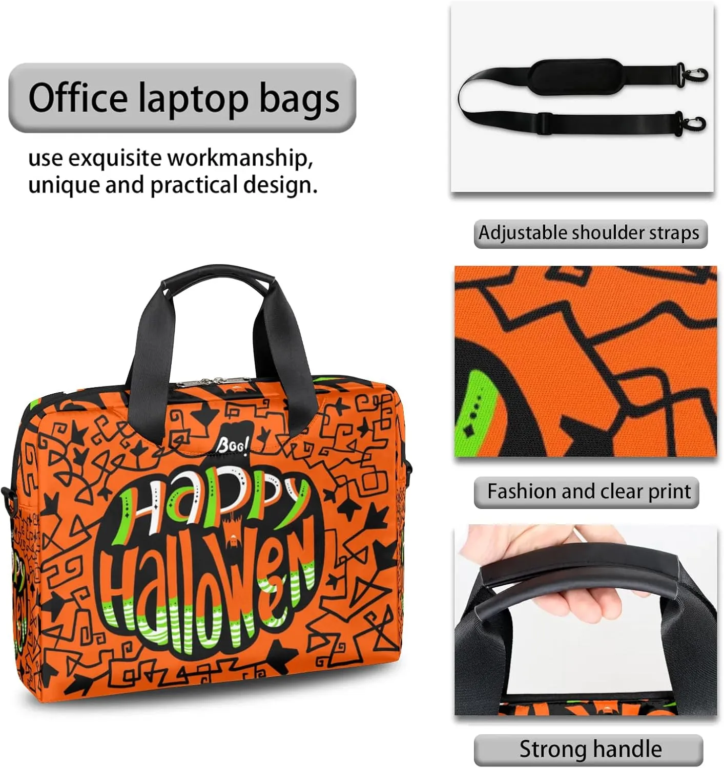 Laptop Bag 15.6 Inch Laptop Sleeve Case for Men Women Briefcase Messenger Bag 16 Inch Computer Shoulder Bag