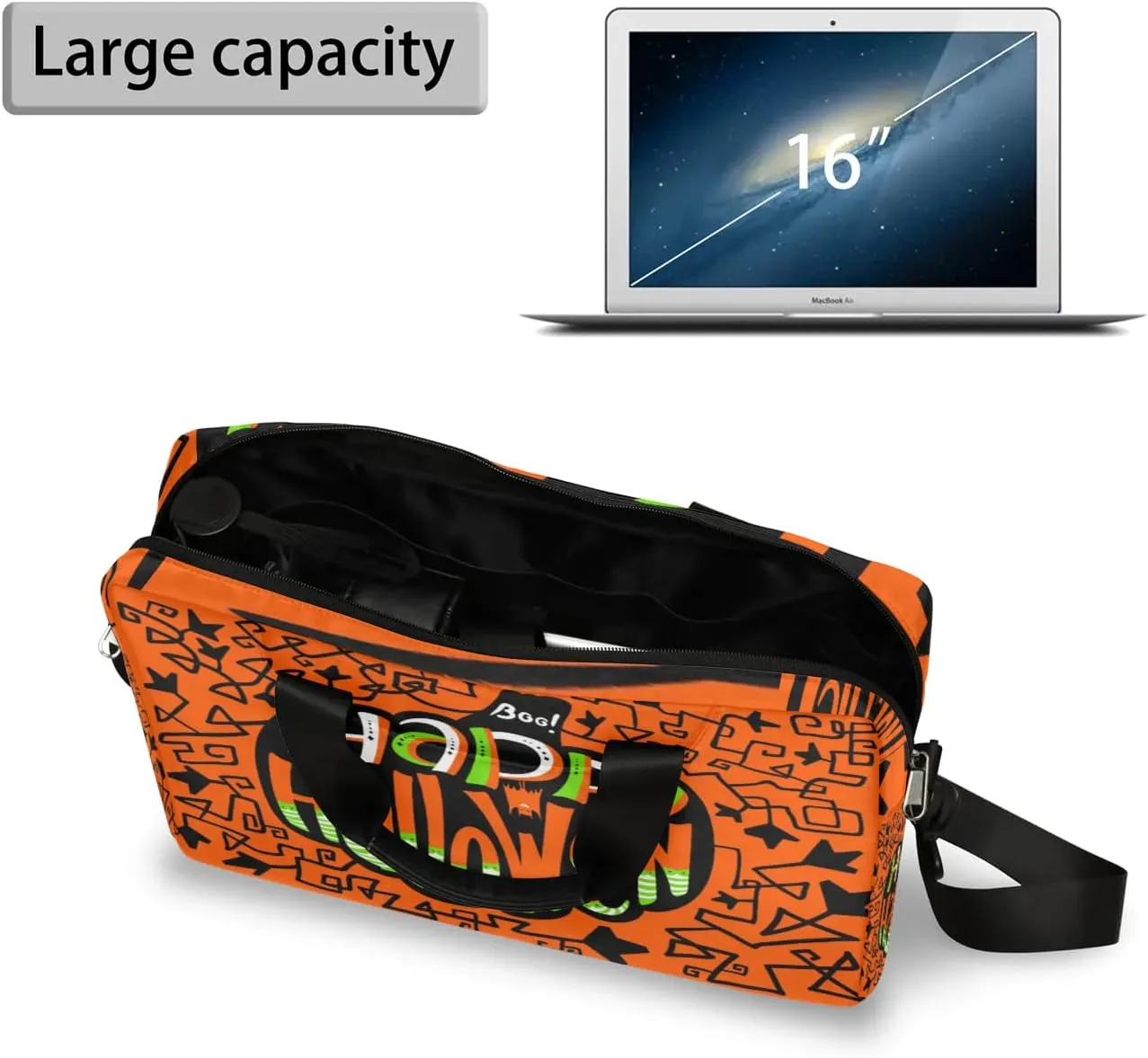 Laptop Bag 15.6 Inch Laptop Sleeve Case for Men Women Briefcase Messenger Bag 16 Inch Computer Shoulder Bag