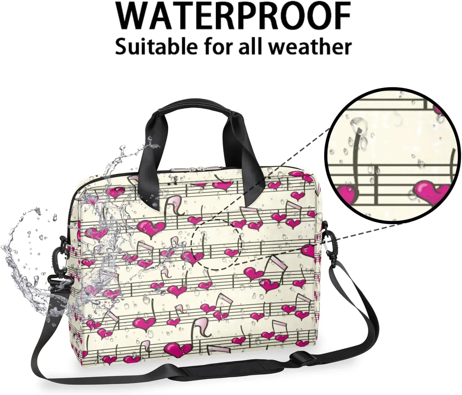 Laptop Bag 15.6 Inch Laptop Sleeve Case for Men Women Briefcase Messenger Bag 16 Inch Computer Shoulder Bag