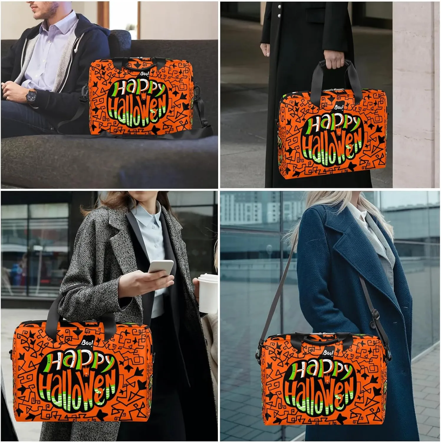 Laptop Bag 15.6 Inch Laptop Sleeve Case for Men Women Briefcase Messenger Bag 16 Inch Computer Shoulder Bag