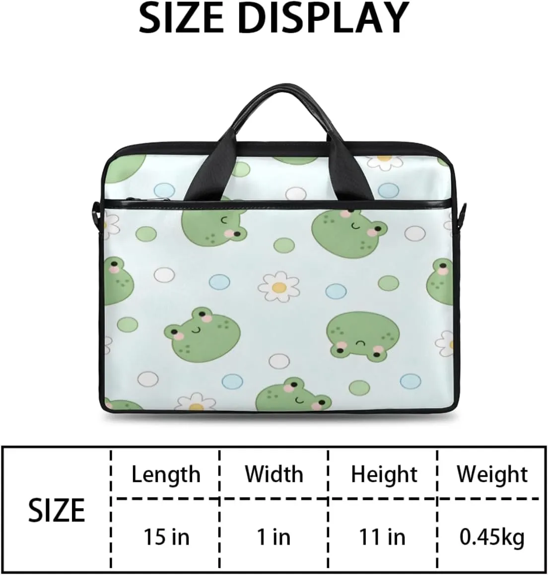 Laptop Bag for Women Men Waterproof Laptop Shoulder Bag 14-15.6 Inch Computer Messenger Bag Carrying Case