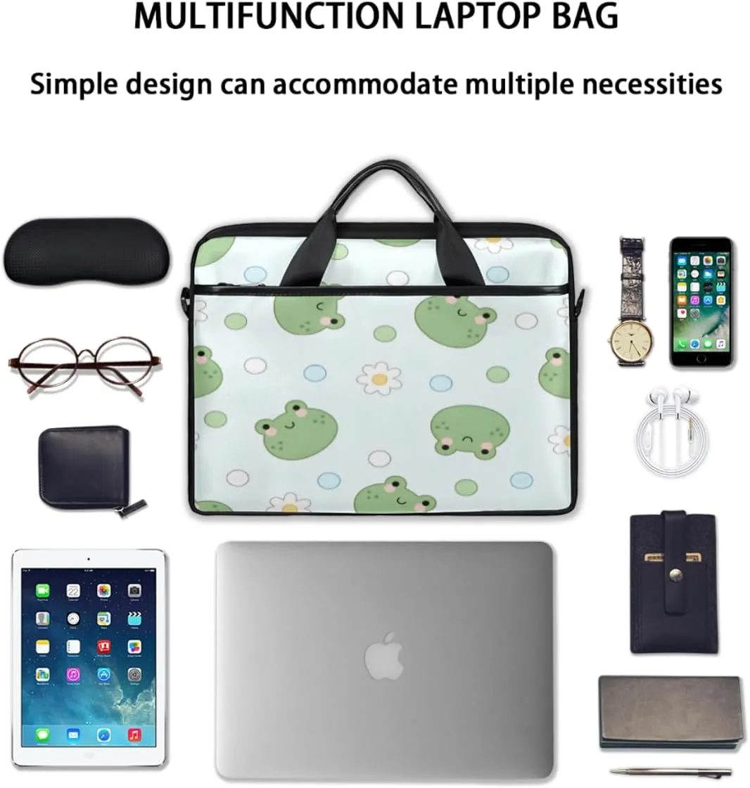 Laptop Bag for Women Men Waterproof Laptop Shoulder Bag 14-15.6 Inch Computer Messenger Bag Carrying Case