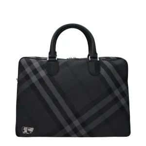 Laptop Business Fabric Burberry Full product lineup &Amp; Bag Reduced cost Gray