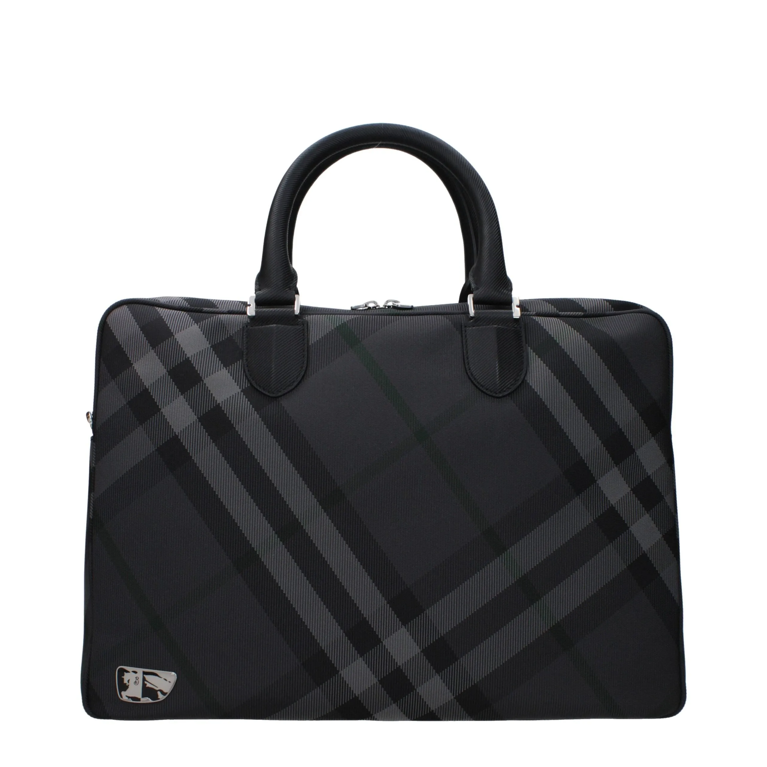 Laptop Business Fabric Burberry Full product lineup &Amp; Bag Reduced cost Gray
