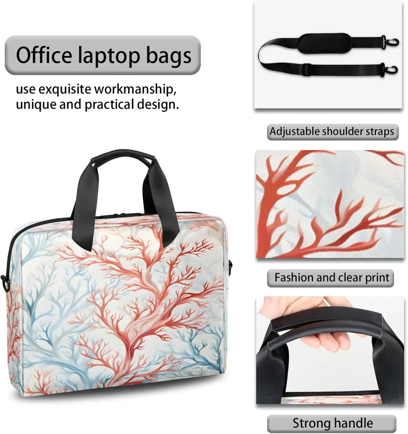Laptop Carrying Case, Laptop and Tablet, Sleek Design, Water-Repellent Fabric, Business Casual, Casual Toploader