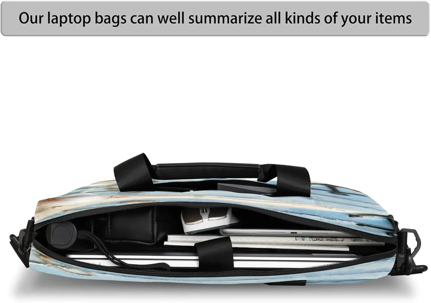 Laptop Carrying Case, Laptop and Tablet, Sleek Design, Water-Repellent Fabric, Business Casual, Casual Toploader