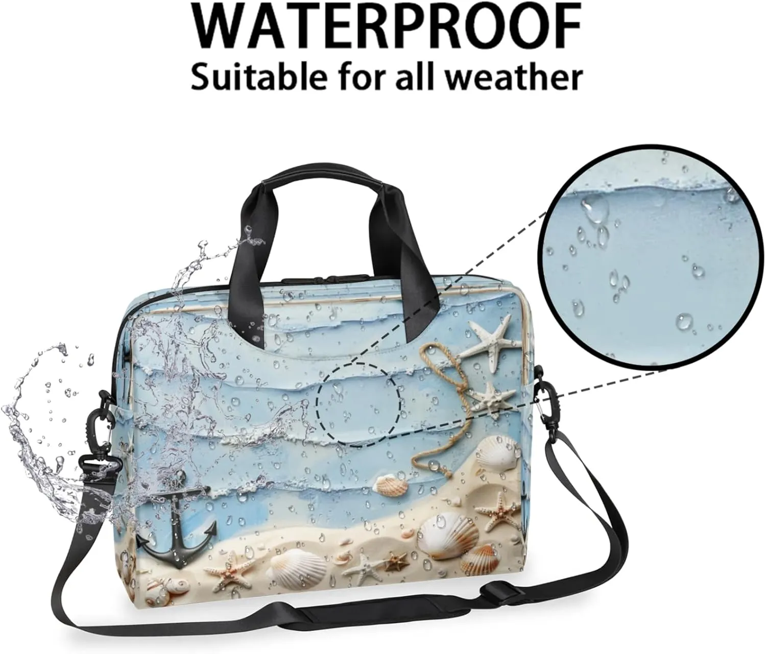 Laptop Carrying Case, Laptop and Tablet, Sleek Design, Water-Repellent Fabric, Business Casual, Casual Toploader