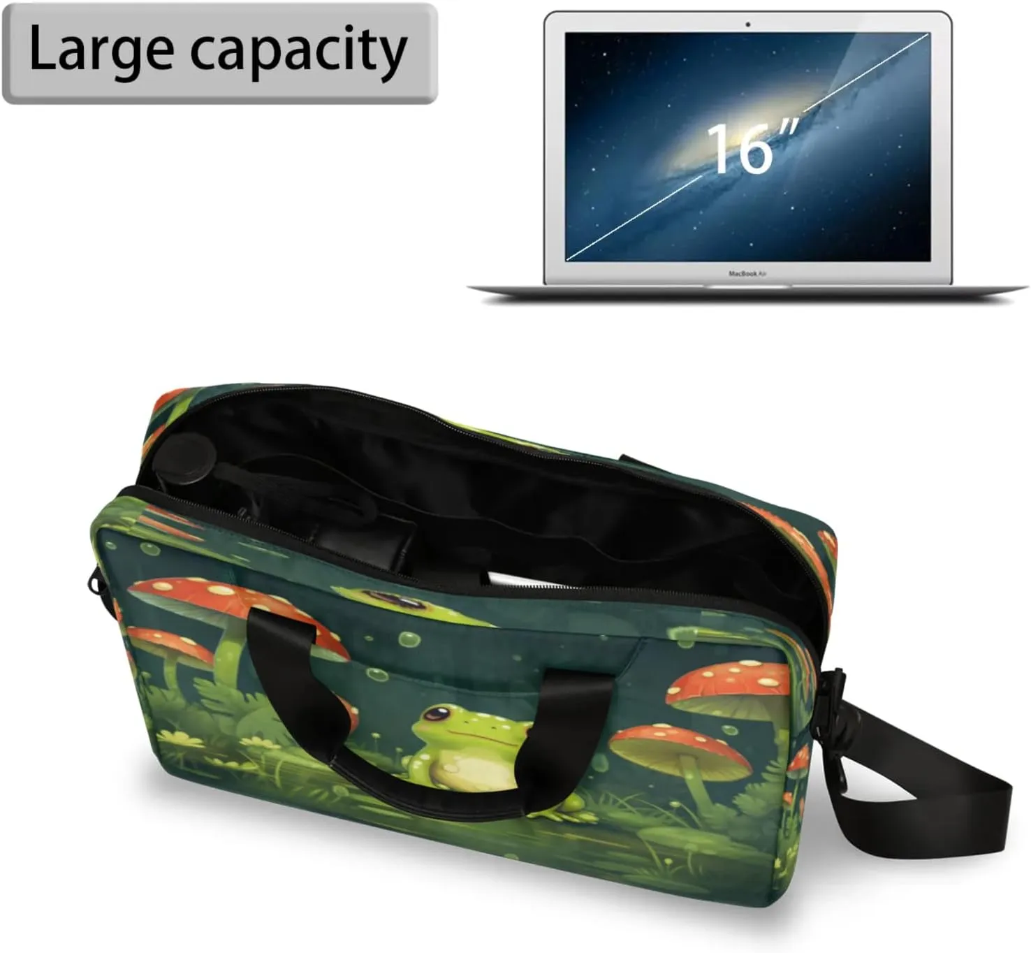 Laptop Carrying Case, Laptop and Tablet, Sleek Design, Water-Repellent Fabric, Business Casual, Casual Toploader