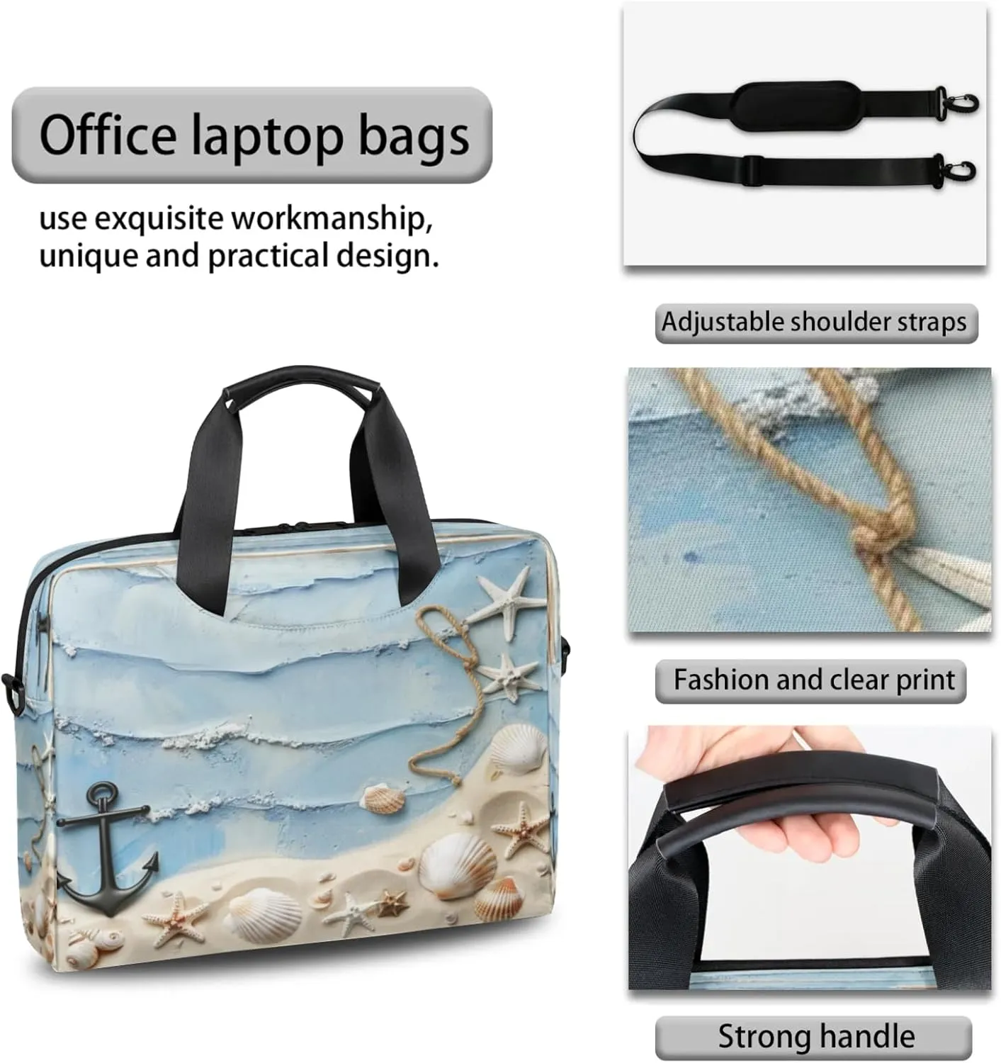 Laptop Carrying Case, Laptop and Tablet, Sleek Design, Water-Repellent Fabric, Business Casual, Casual Toploader