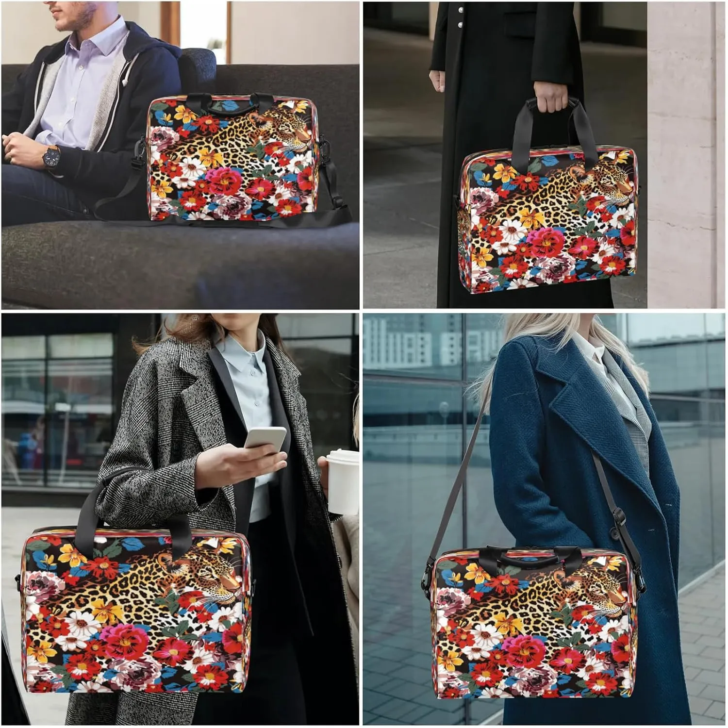 Laptop Carrying Case, Laptop and Tablet, Sleek Design, Water-Repellent Fabric, Business Casual, Casual Toploader