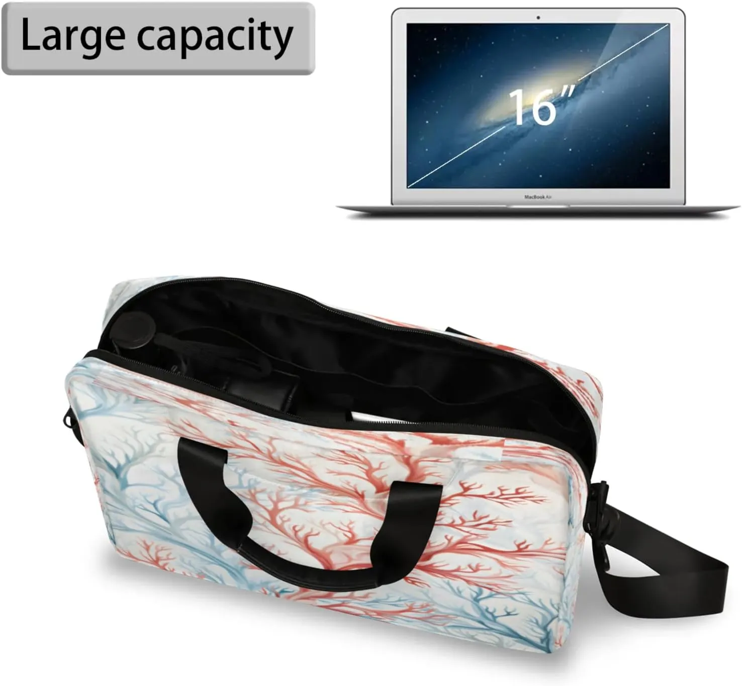 Laptop Carrying Case, Laptop and Tablet, Sleek Design, Water-Repellent Fabric, Business Casual, Casual Toploader