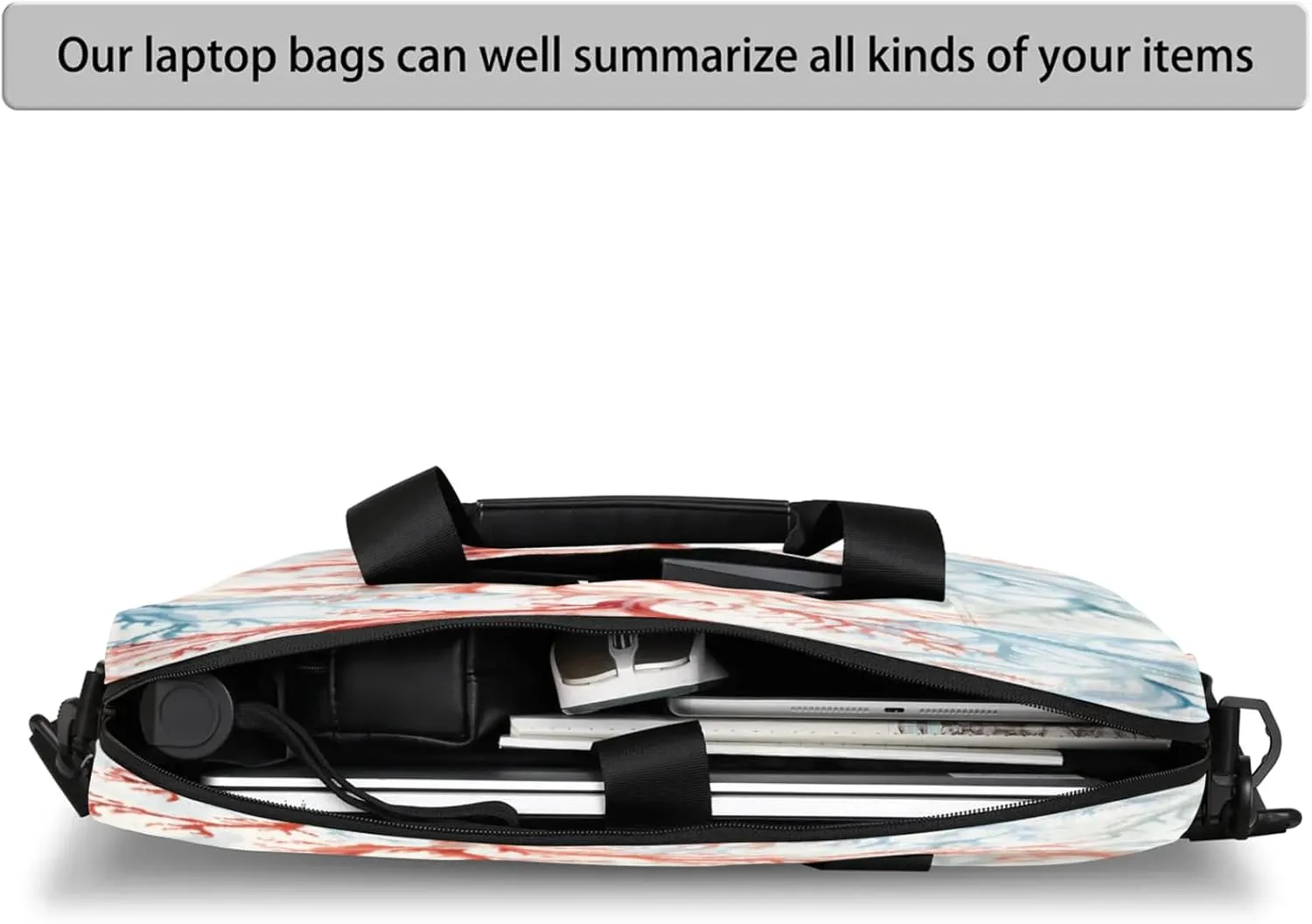 Laptop Carrying Case, Laptop and Tablet, Sleek Design, Water-Repellent Fabric, Business Casual, Casual Toploader
