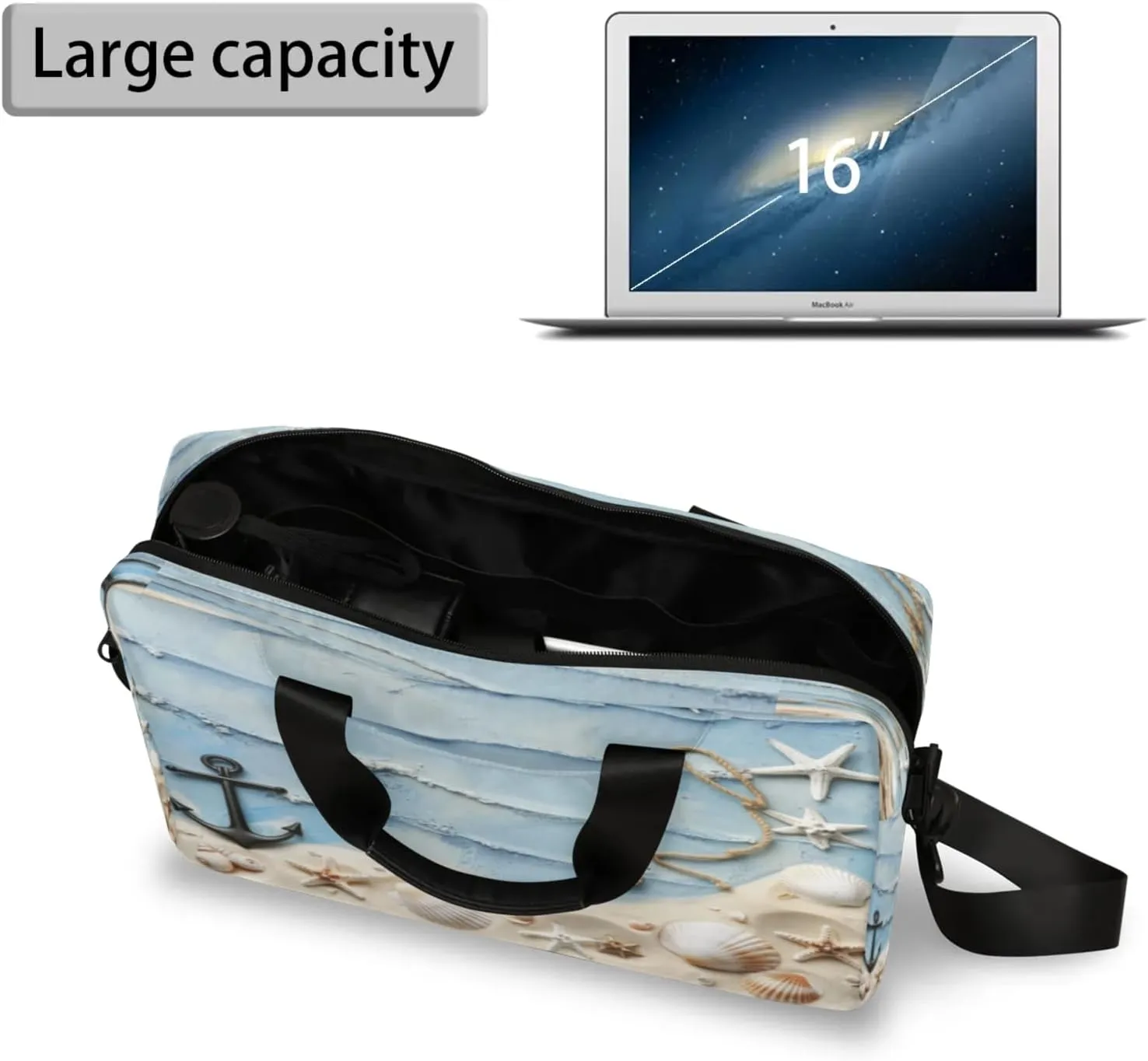 Laptop Carrying Case, Laptop and Tablet, Sleek Design, Water-Repellent Fabric, Business Casual, Casual Toploader