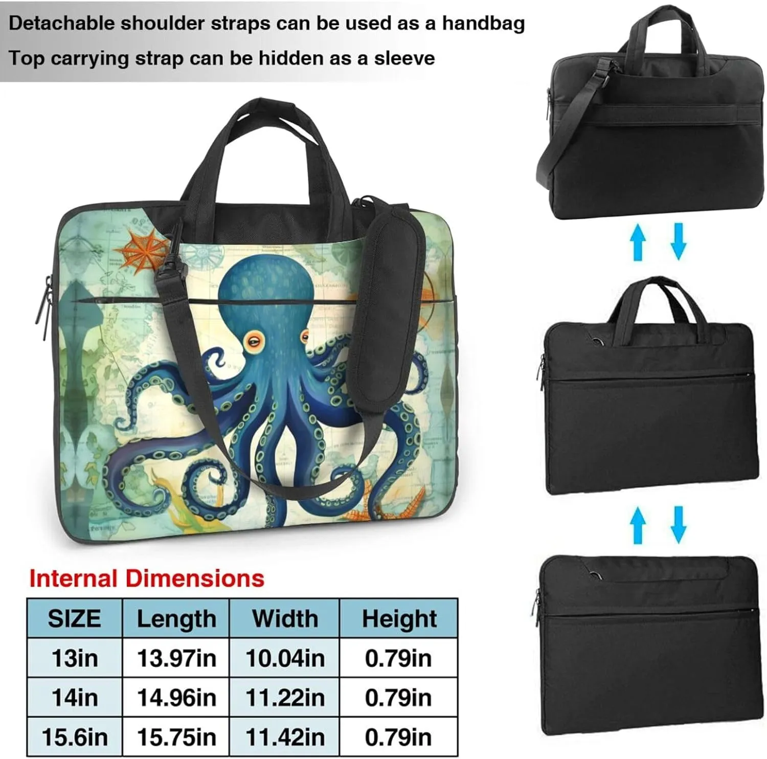 Laptop Crossbody Bag fit,Little Snowman Handbag CrossbodyBag, Suitable for Office School Travel