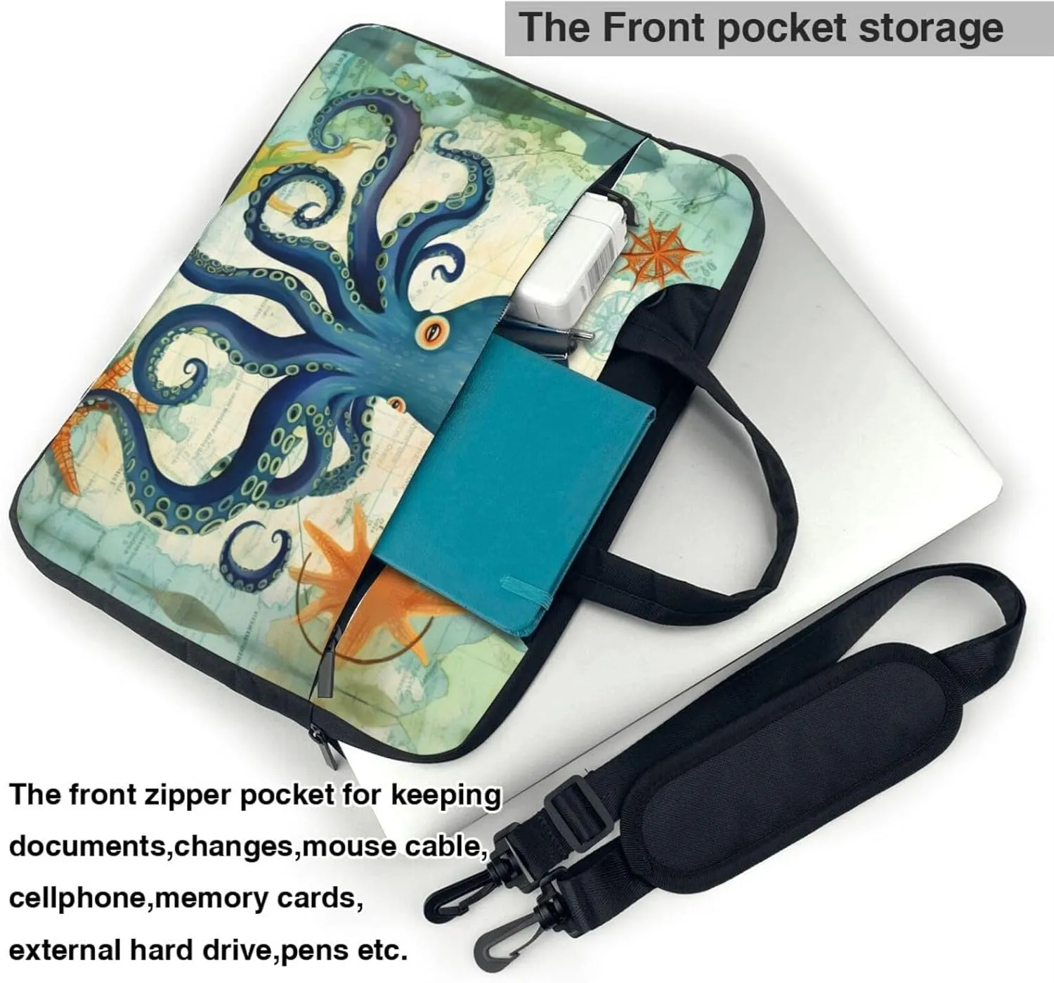 Laptop Crossbody Bag fit,Little Snowman Handbag CrossbodyBag, Suitable for Office School Travel