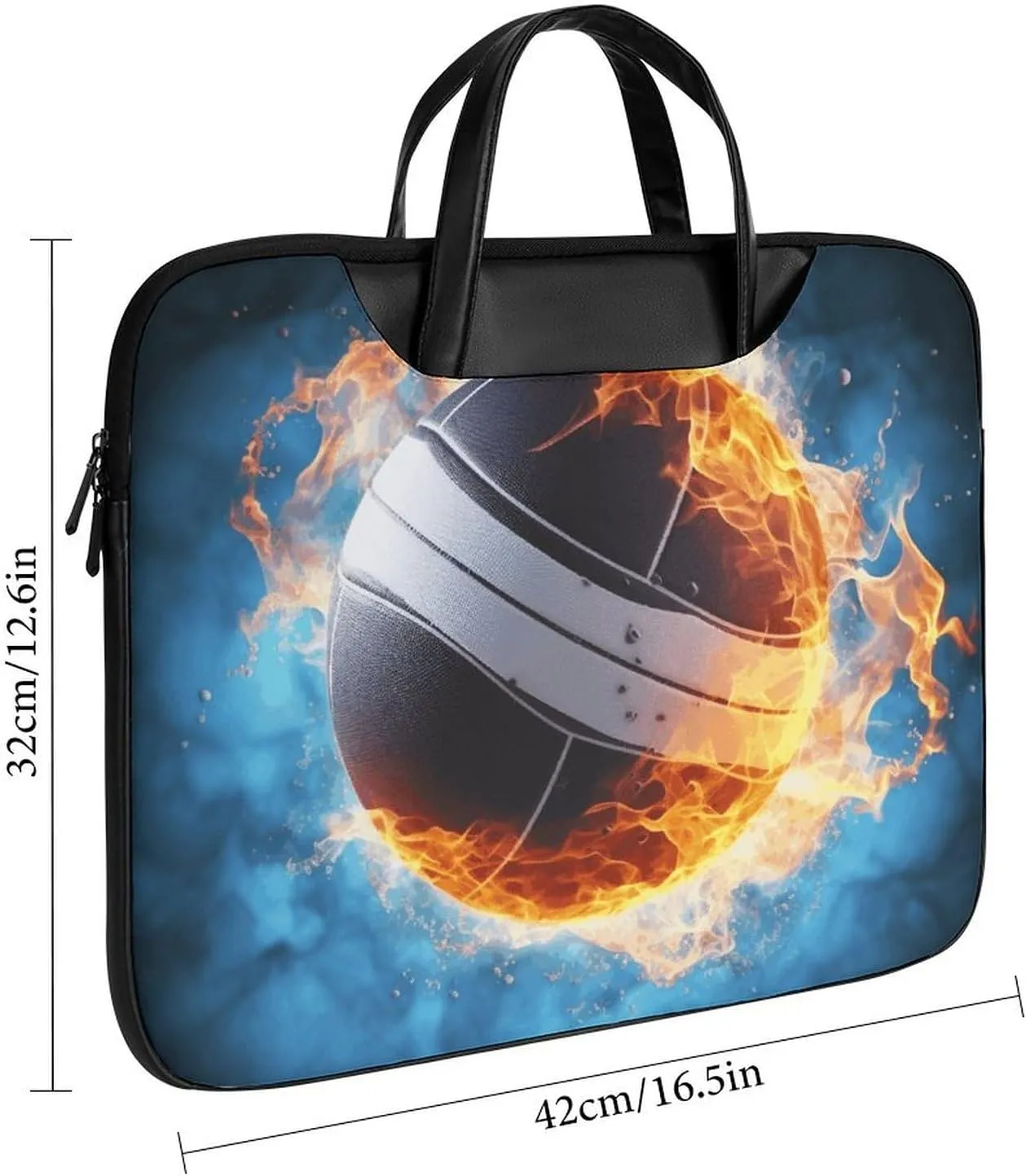 Laptop Shoulder Bag 16.5 Inch Laptop Bag Lovely Alpaca Computer Bag Messenger Bag for Men Women
