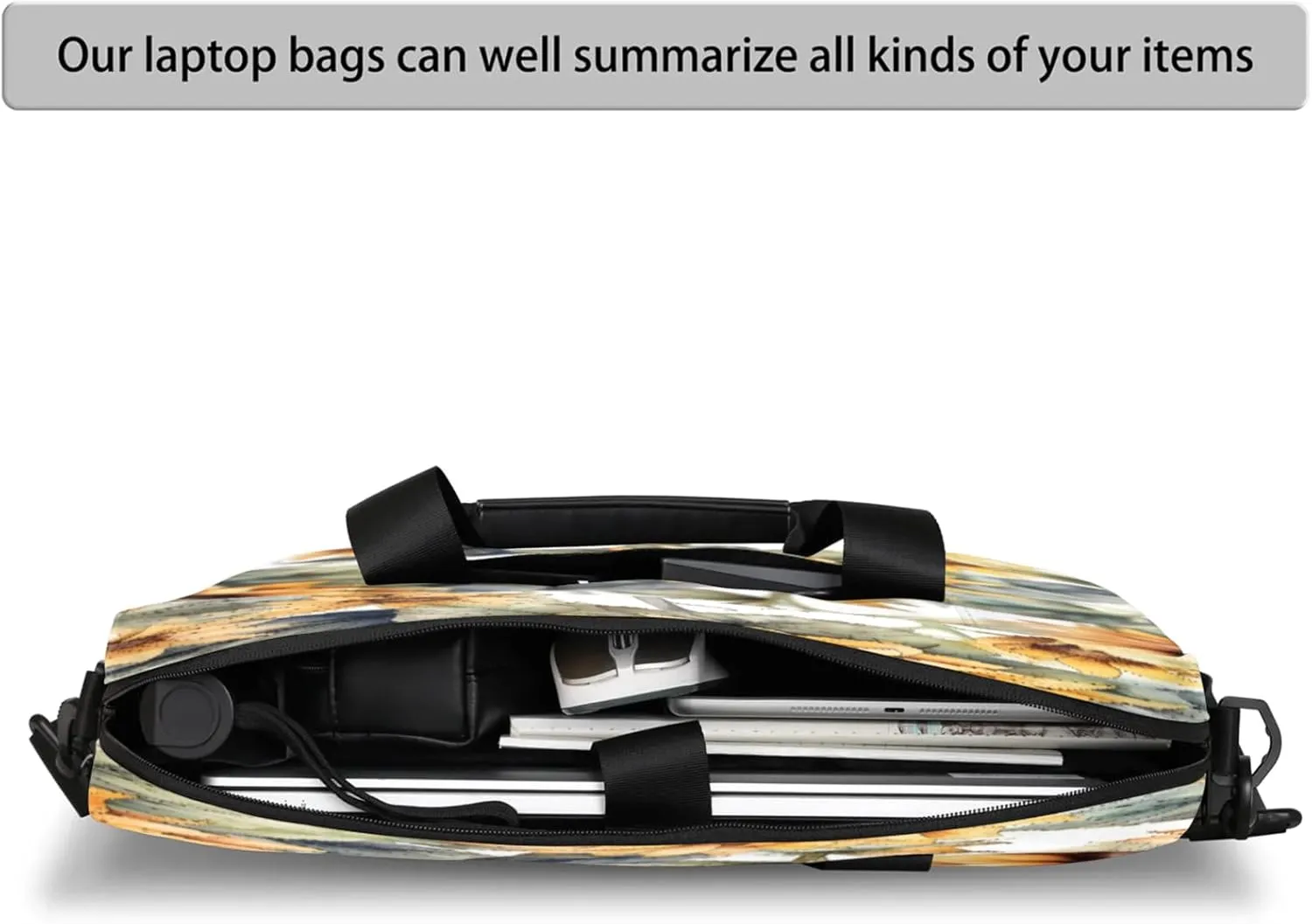 Laptop Shoulder Bag Compatible with Handle, Messenger Shoulder Case for Tablet, Laptop Carrying Case