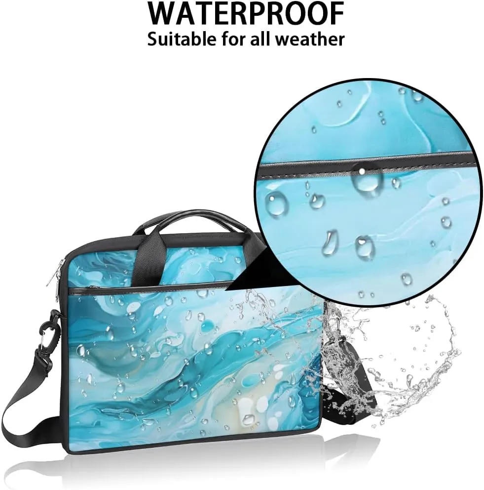 Laptop Shoulder Bag Computer Bag 13-15 Inches Laptop Carrying Case with Shoulder Strap for Women Men