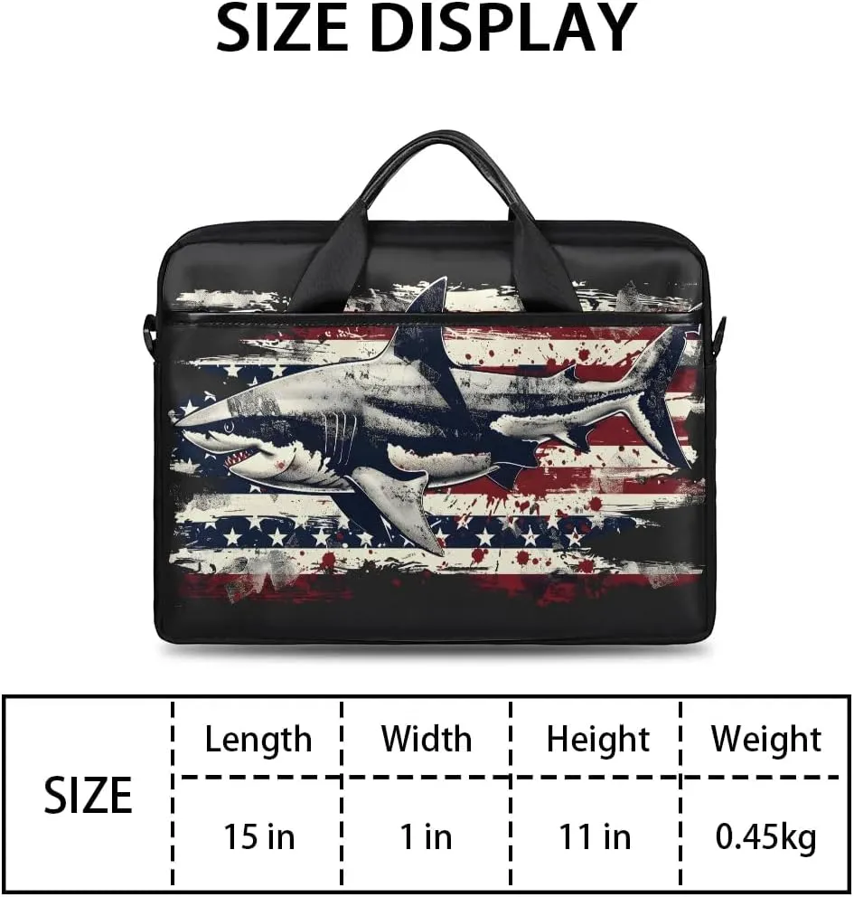 Laptop Shoulder Bag Computer Bag 13-15 Inches Laptop Carrying Case with Shoulder Strap for Women Men
