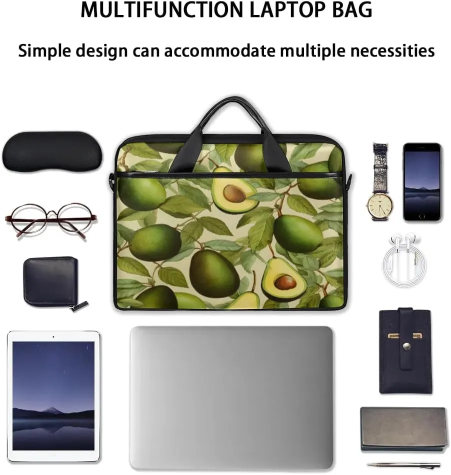 Laptop Shoulder Bag Computer Bag 13-15 Inches Laptop Carrying Case with Shoulder Strap for Women Men