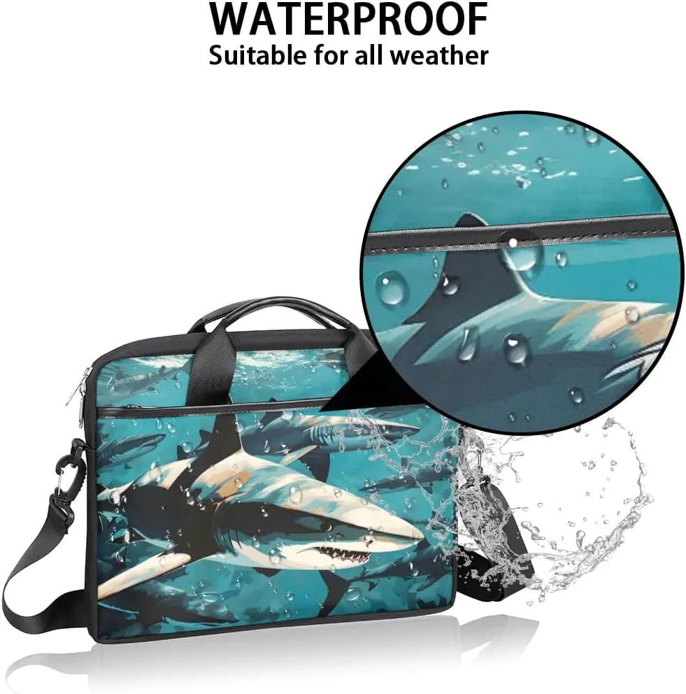 Laptop Shoulder Bag Computer Bag 13-15 Inches Laptop Carrying Case with Shoulder Strap for Women Men