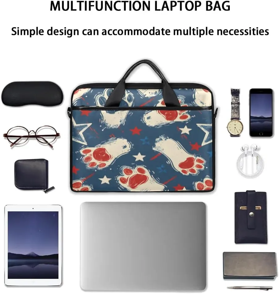 Laptop Shoulder Bag Computer Bag 13-15 Inches Laptop Carrying Case with Shoulder Strap for Women Men
