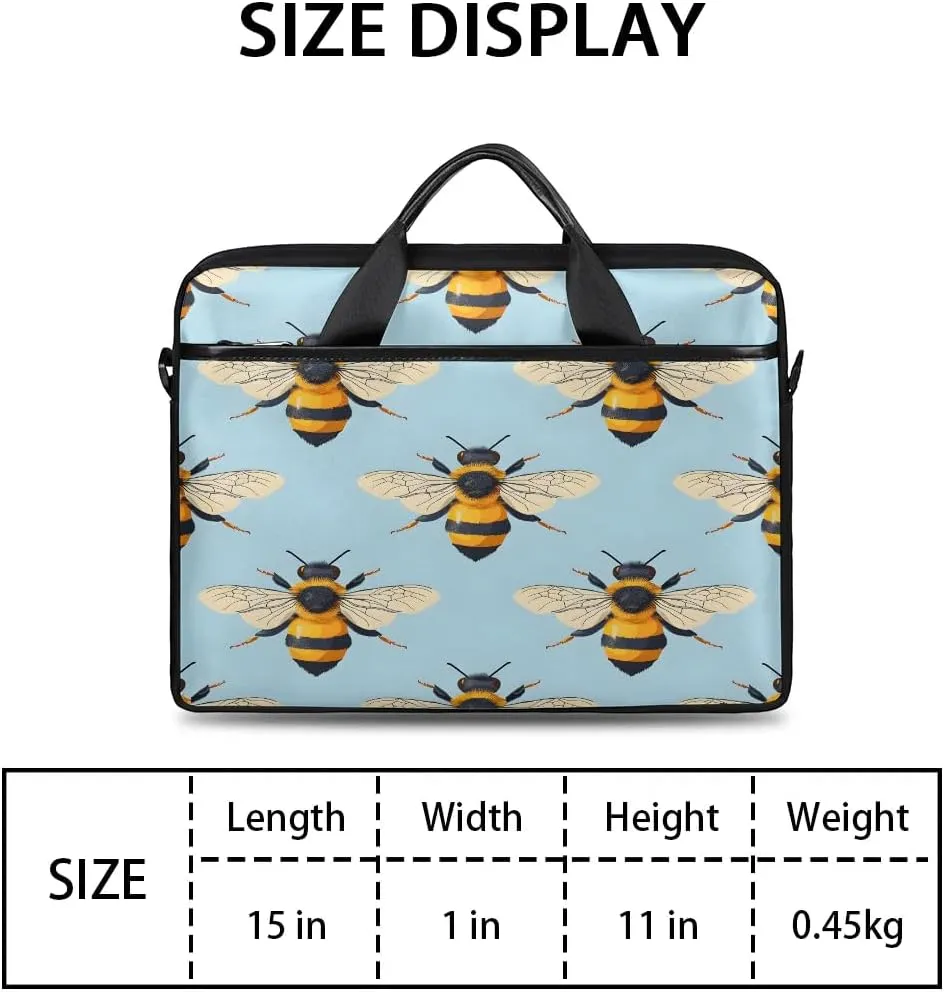 Laptop Shoulder Bag Computer Bag 13-15 Inches Laptop Carrying Case with Shoulder Strap for Women Men