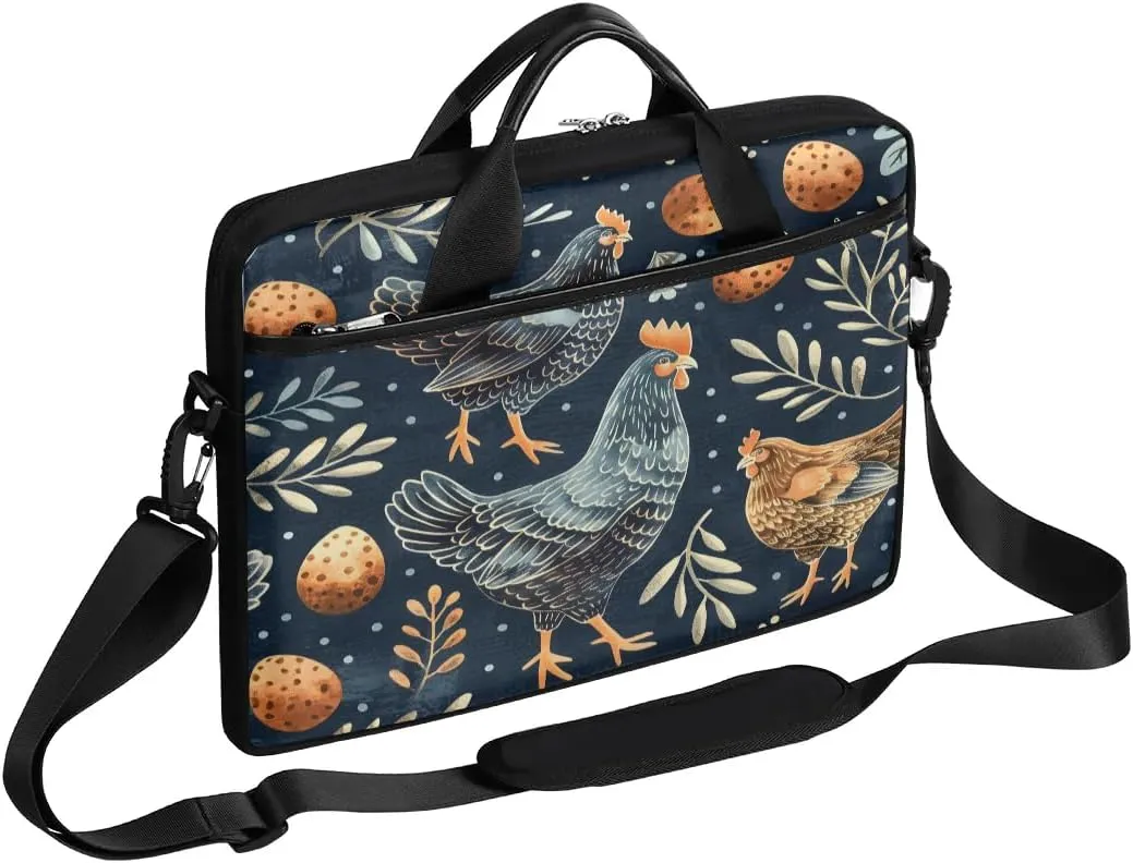 Laptop Shoulder Bag Computer Bag 13-15 Inches Laptop Carrying Case with Shoulder Strap for Women Men