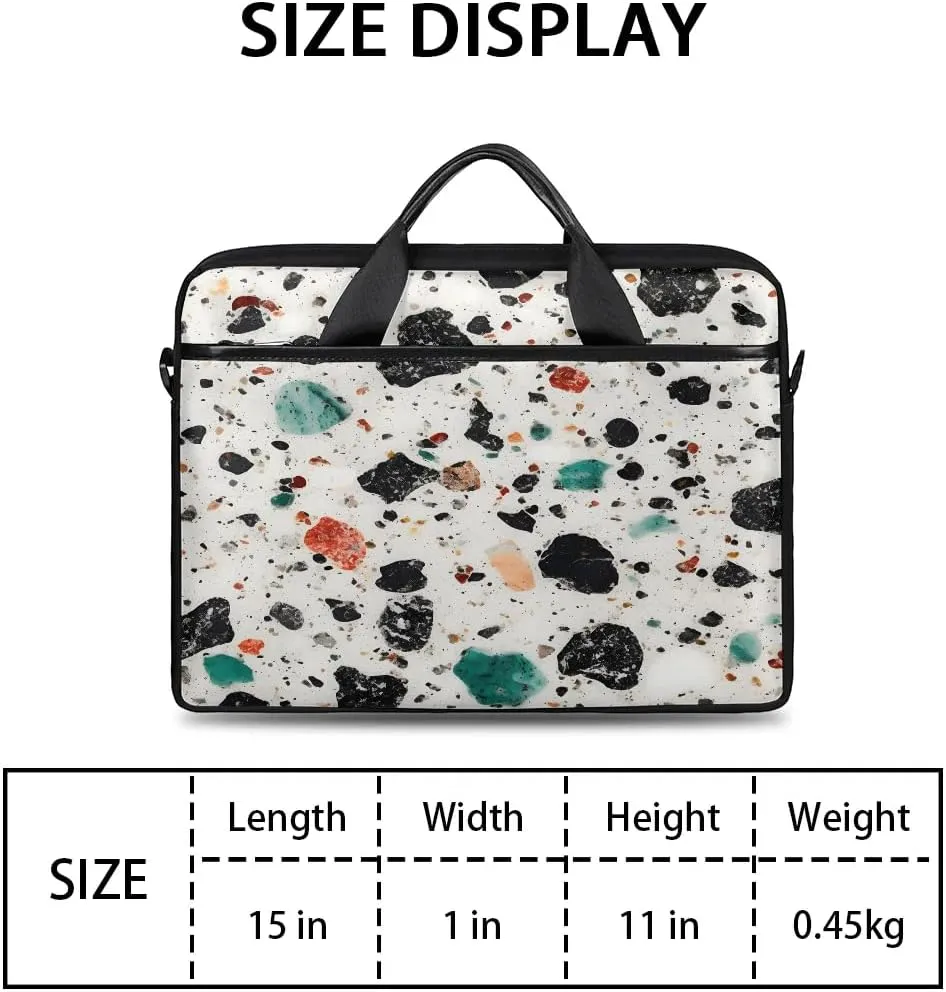 Laptop Shoulder Bag Computer Bag 13-15 Inches Laptop Carrying Case with Shoulder Strap for Women Men