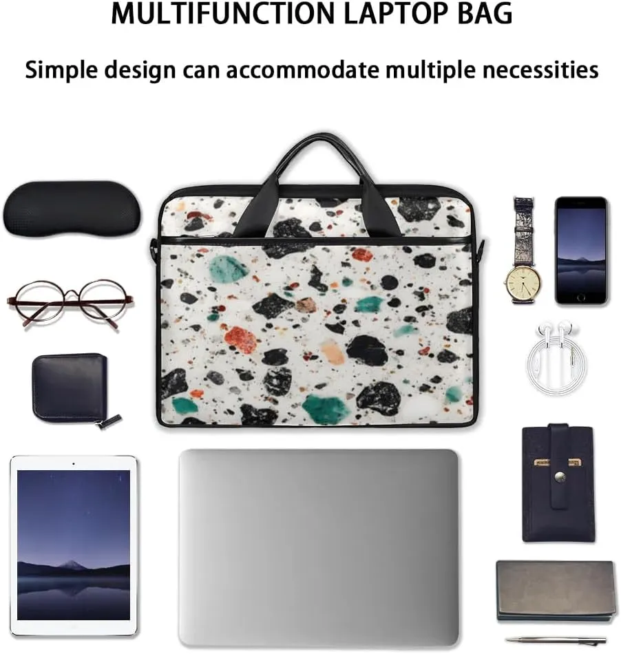Laptop Shoulder Bag Computer Bag 13-15 Inches Laptop Carrying Case with Shoulder Strap for Women Men