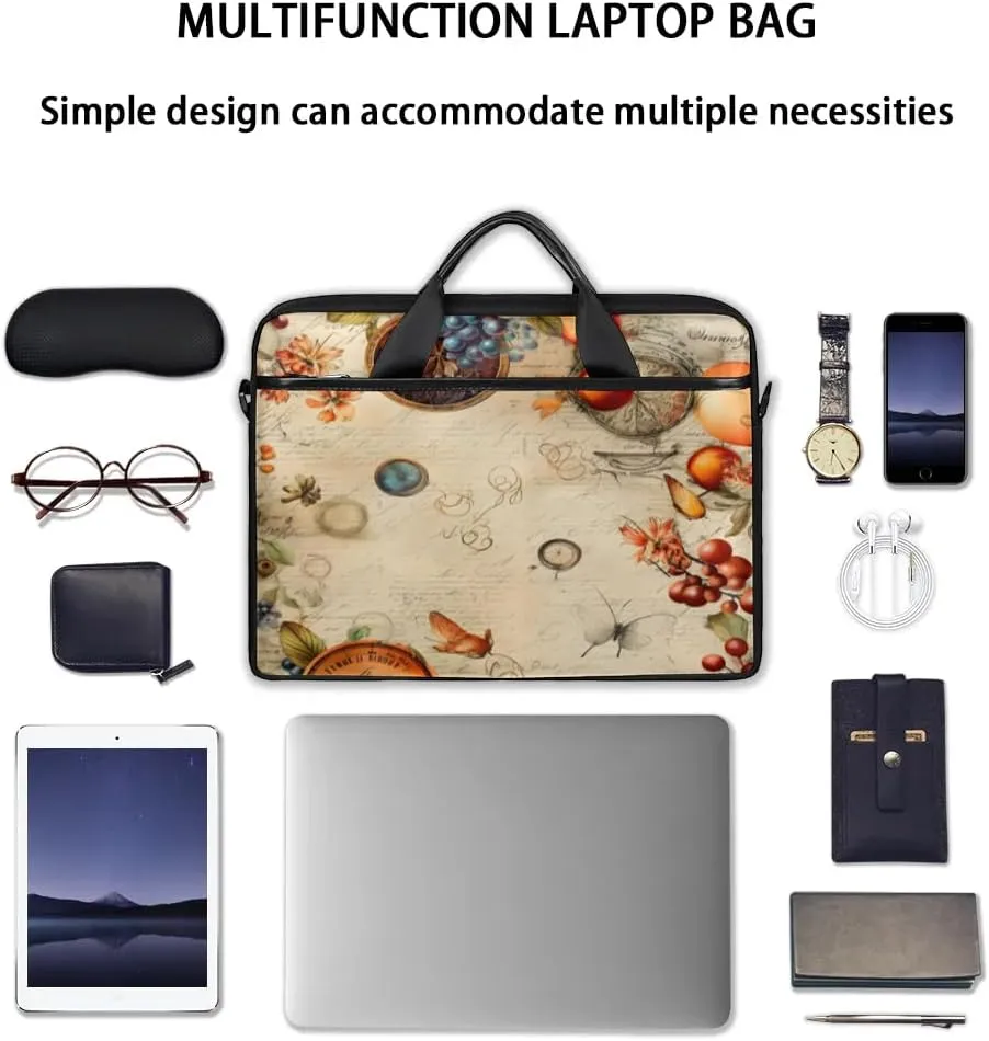 Laptop Shoulder Bag Computer Bag 13-15 Inches Laptop Carrying Case with Shoulder Strap for Women Men