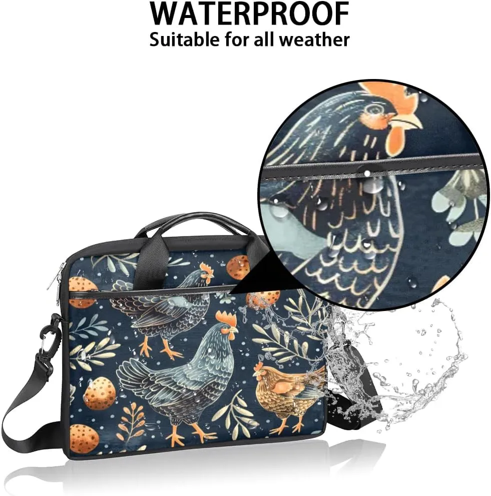 Laptop Shoulder Bag Computer Bag 13-15 Inches Laptop Carrying Case with Shoulder Strap for Women Men