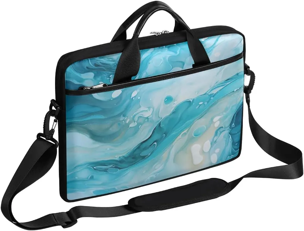 Laptop Shoulder Bag Computer Bag 13-15 Inches Laptop Carrying Case with Shoulder Strap for Women Men