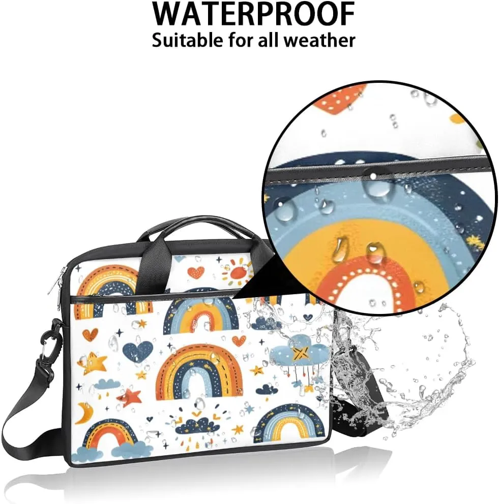 Laptop Shoulder Bag for 13-15 Inch Waterproof Laptop Sleeve Case Bag Slim Computer Carry Case Computer Cases for Laptops